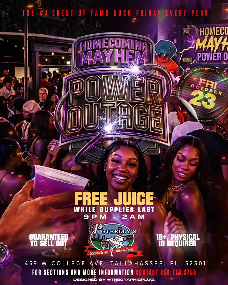 Homecoming Mayhem: Power Outage flyer